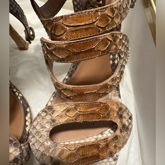 Sergio Rossi Python Italian Leather Pumps π - Picture 9 of 16